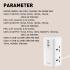 LDNIO SC4383 2USB-C+USB-A Power Strips 2500W Tower Extension Power Socket with 70W USB Ports for Phone Charger EU US UK Plug - White